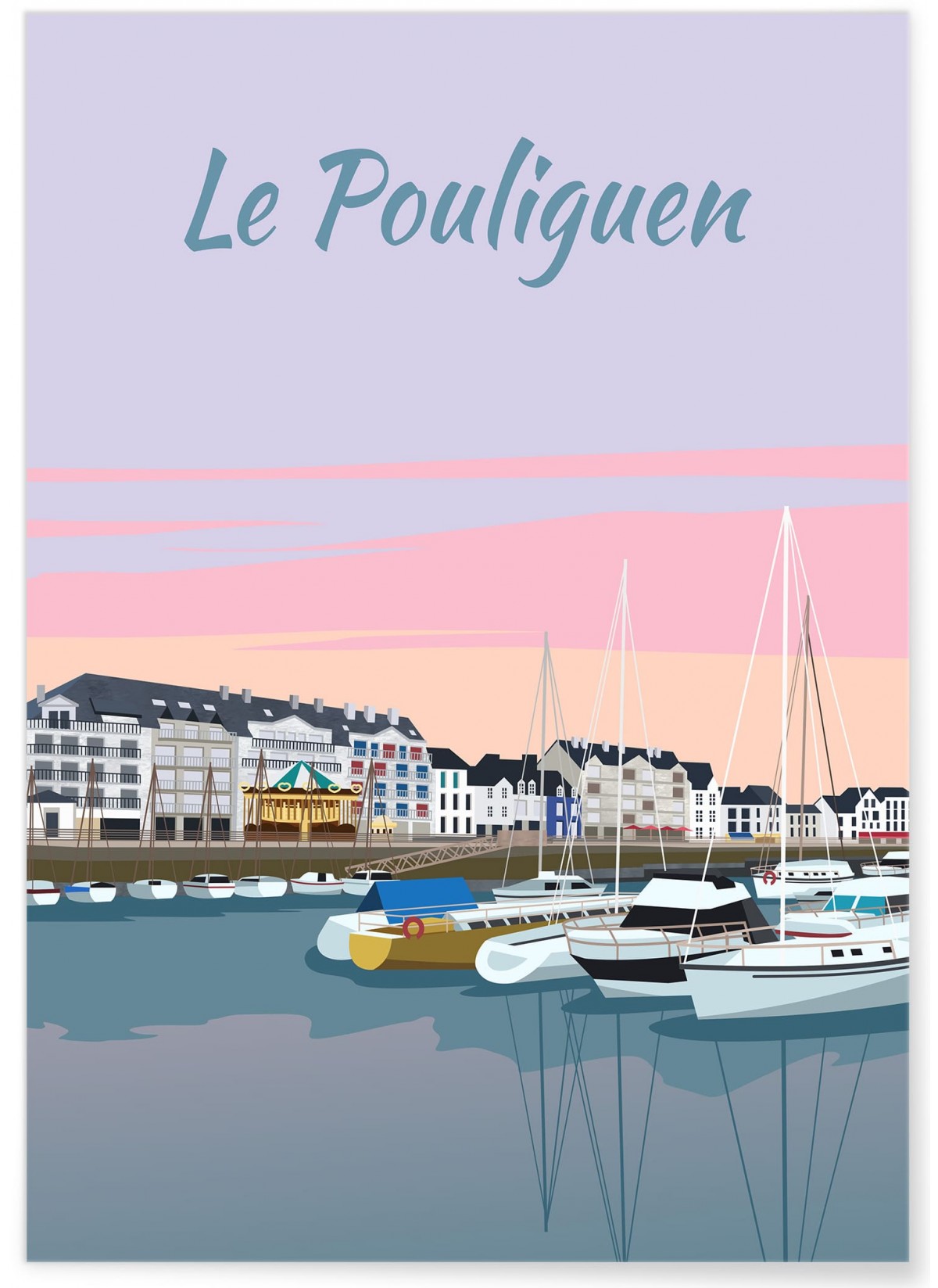 Affiche ville Le Pouliguen, L'AFFICHERIE
