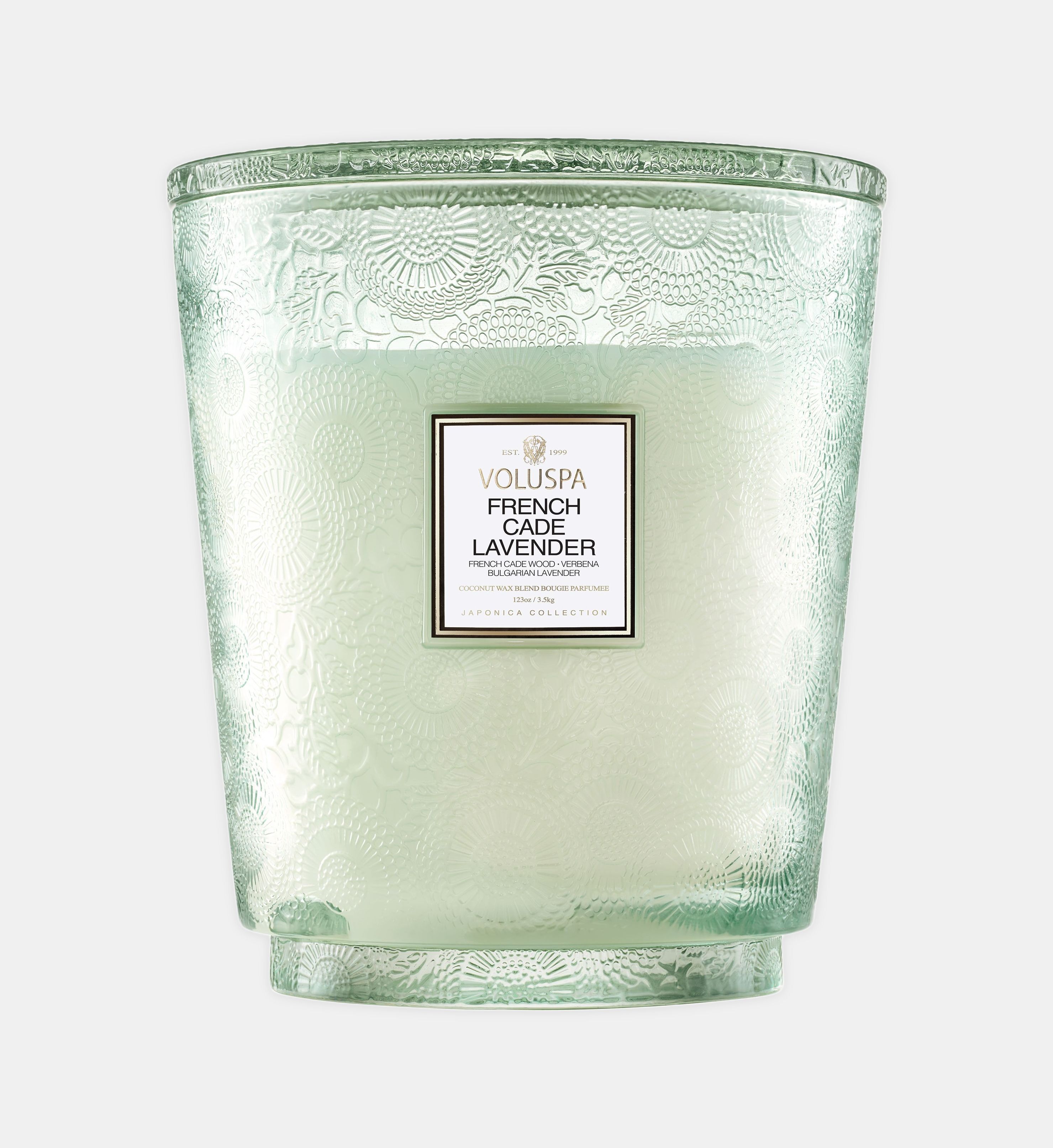 French cade lavender - bougie parfumée 5 mèches - grand modèle, VOLUSPA