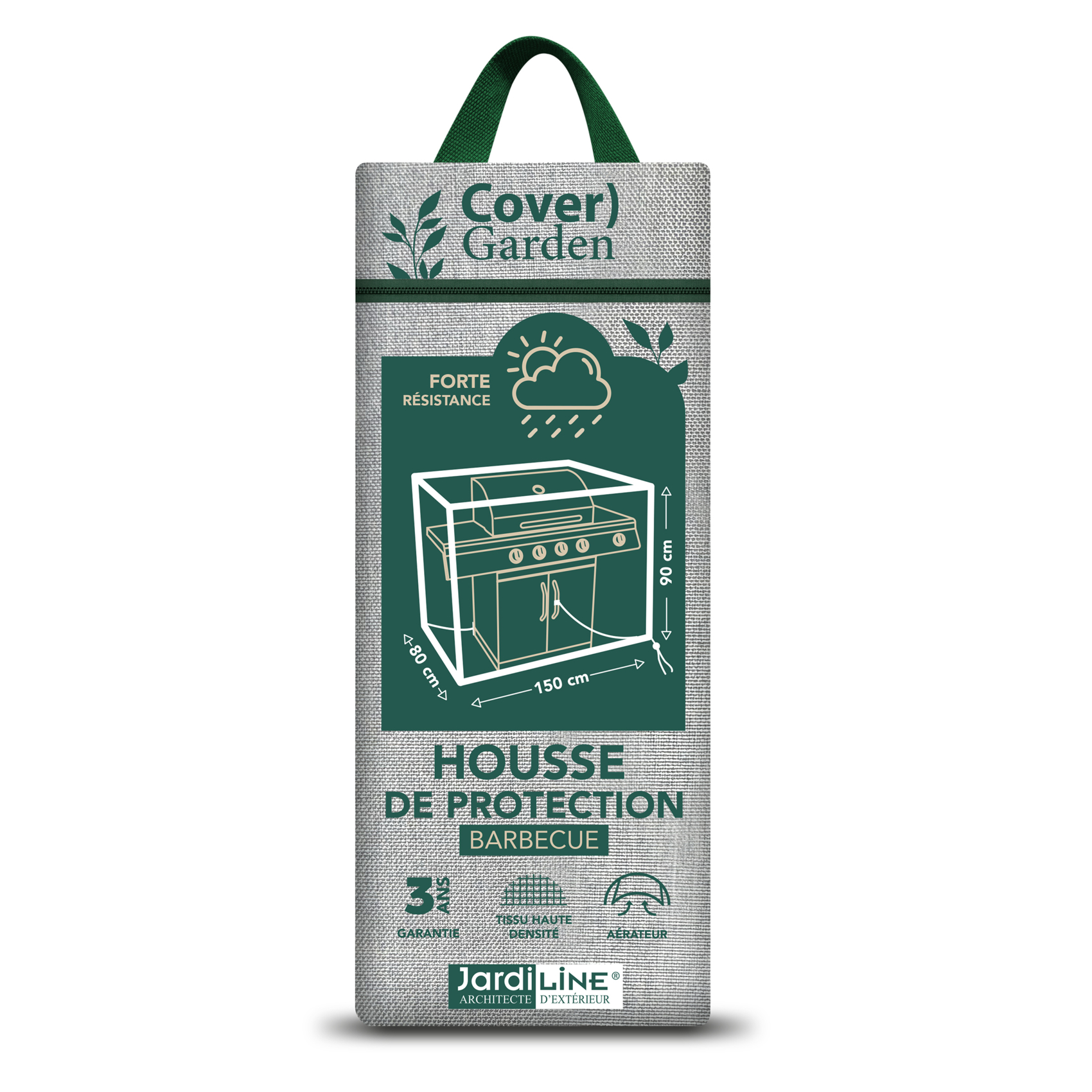 Housse de protection barbecue rectangulaire, HOME MAISON