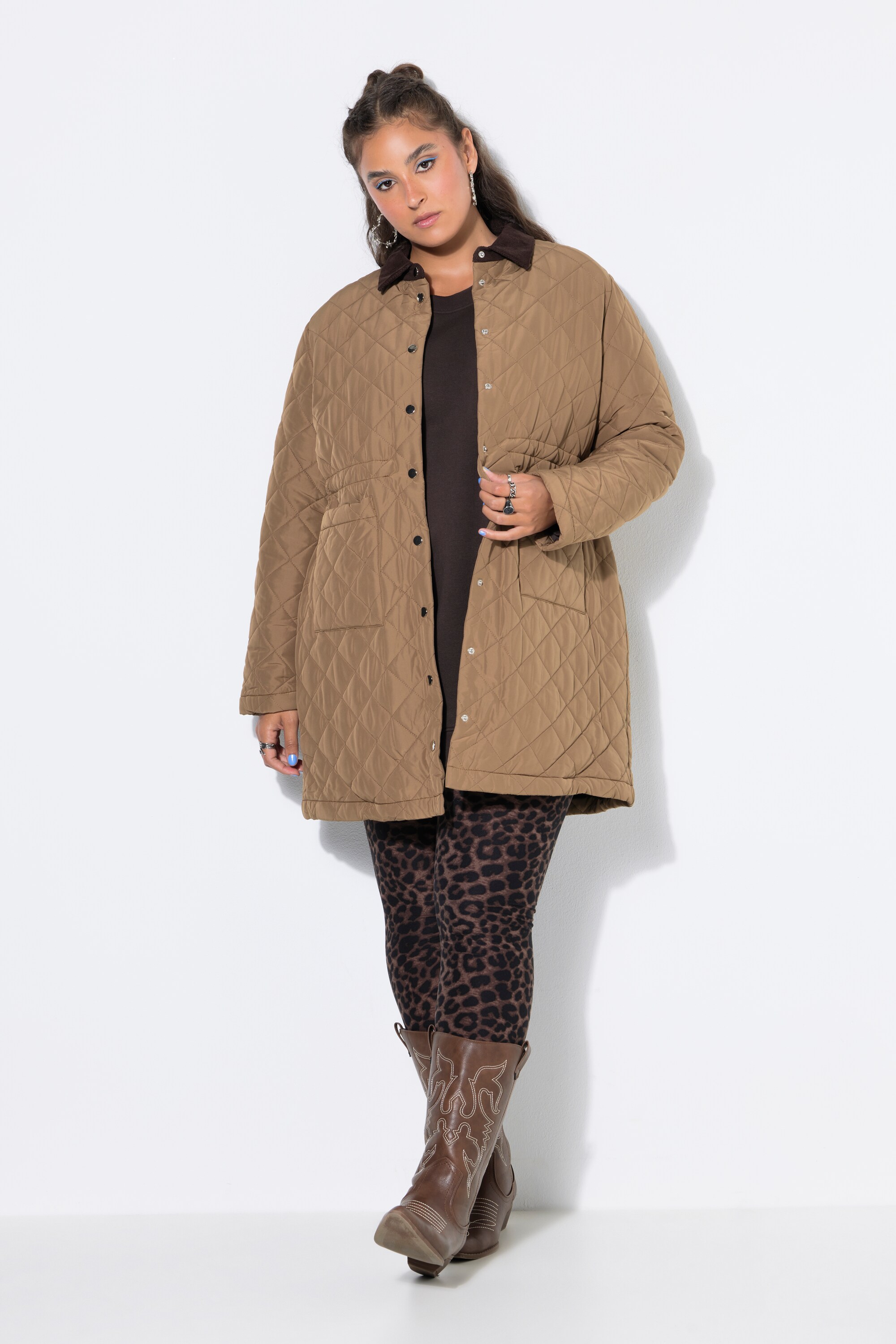 Manteau matelassé, coupe trapèze, STUDIO UNTOLD