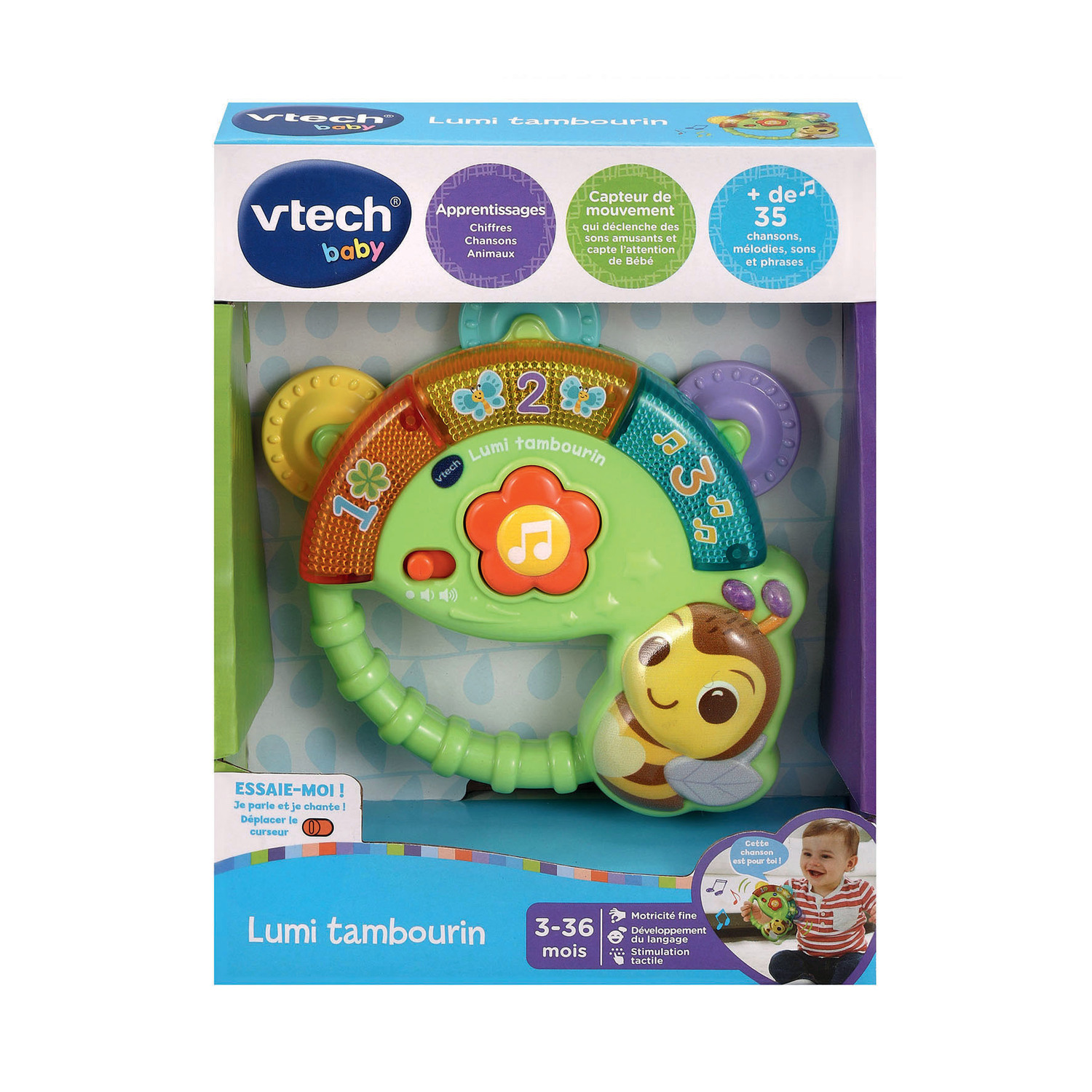 Hochet Lumi tambourin, VTECH