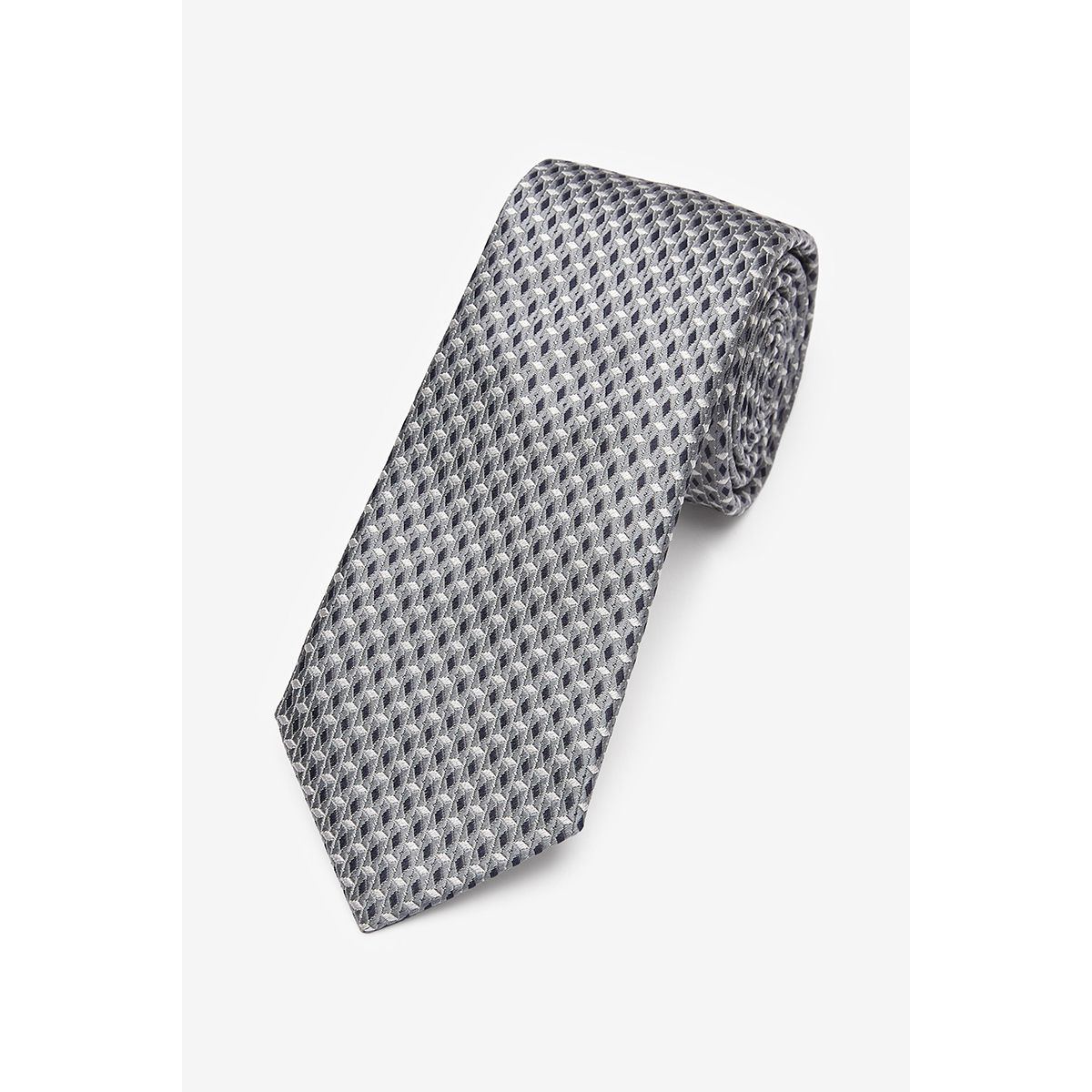 Cravate Pailletée Argentée