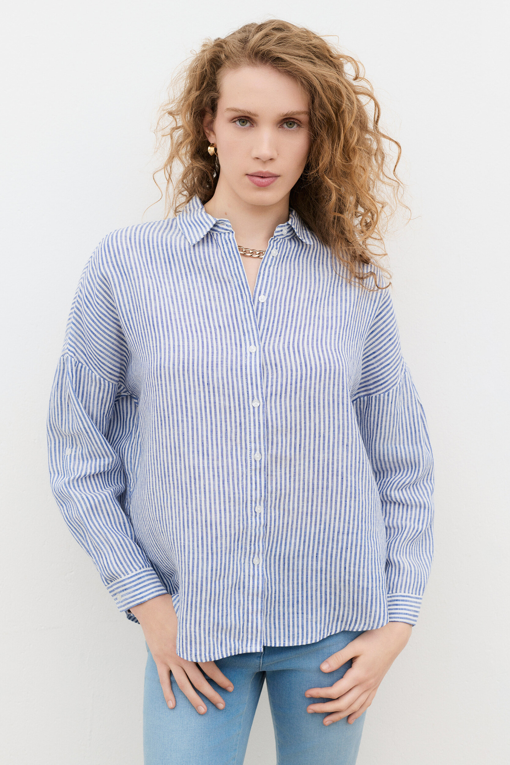 Chemise droite lin CLAUDE, CAROLL