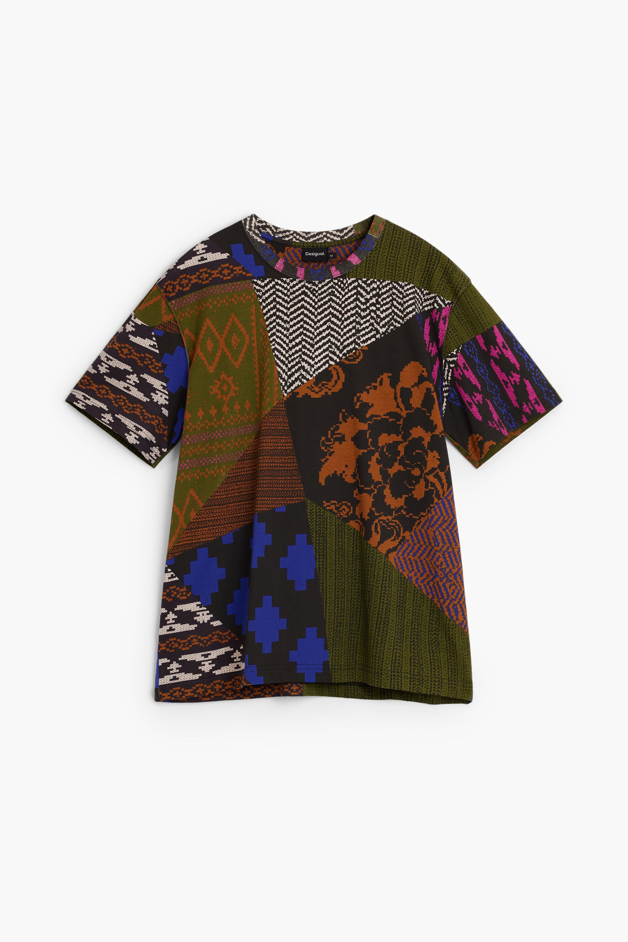 T-shirt à manches courtes imprimé, DESIGUAL