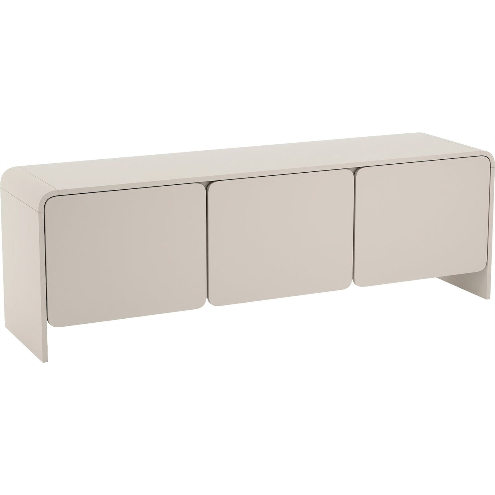 Meuble tv 3 portes bois collection LUMMO, RECOLLECTION