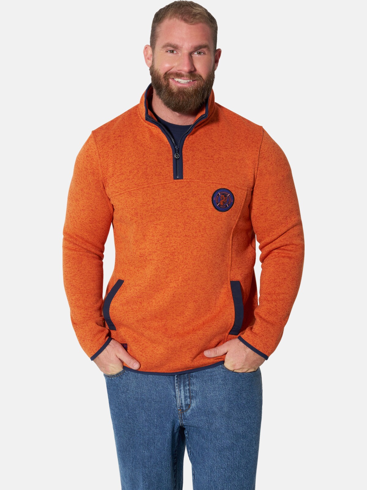 t-shirt en maille polaire OTMUND, JAN VANDERSTORM