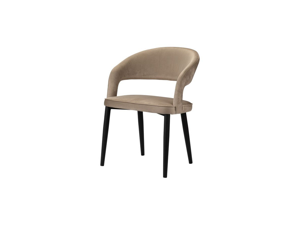 Lot de 2 chaises velours, LOUIS, BOBOCHIC