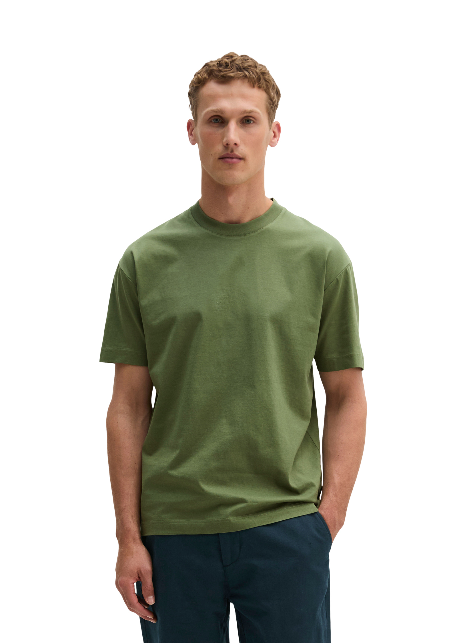 T-shirt loose en pur coton bio, MARC O'POLO