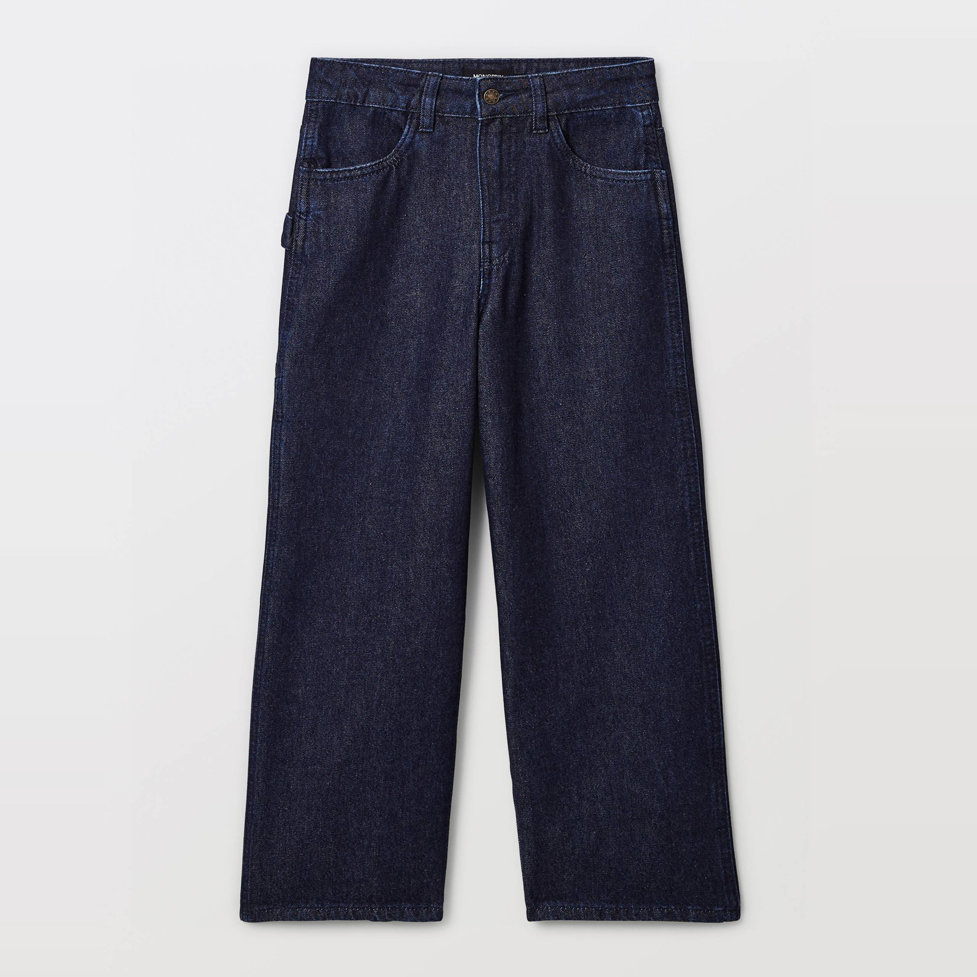 Jean cargo taille élastiquée contenant du coton, MONOPRIX