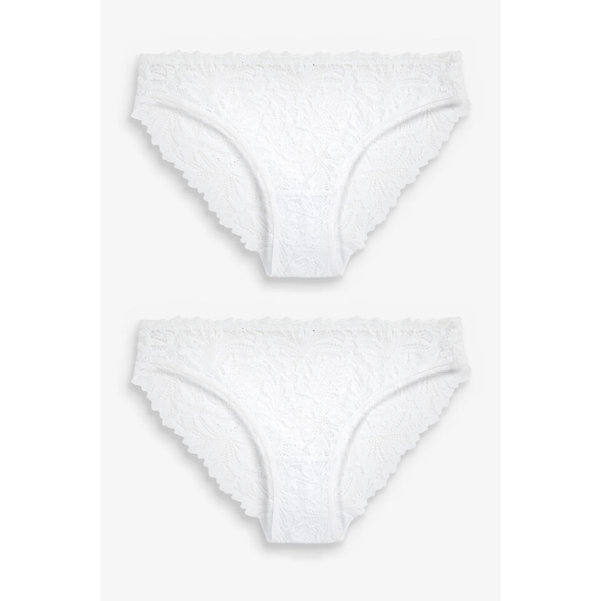 Culotte en dentelle confort optimal, lot de 2, NEXT
