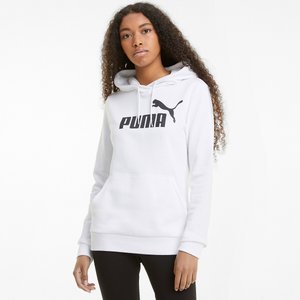 Cotton Mix Hoodie with Logo Print and Centre Pocket PUMA image