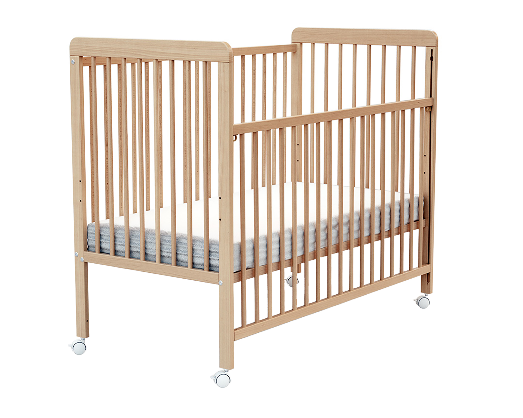 Lit bébé coulissant en bois LIVO, AT4