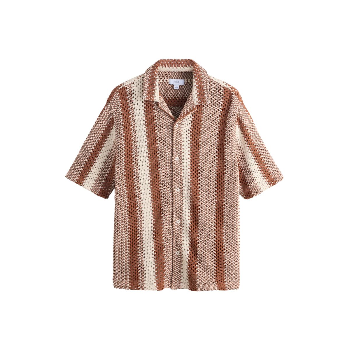 Chemise au crochet à manches courtes/rayures, NEXT