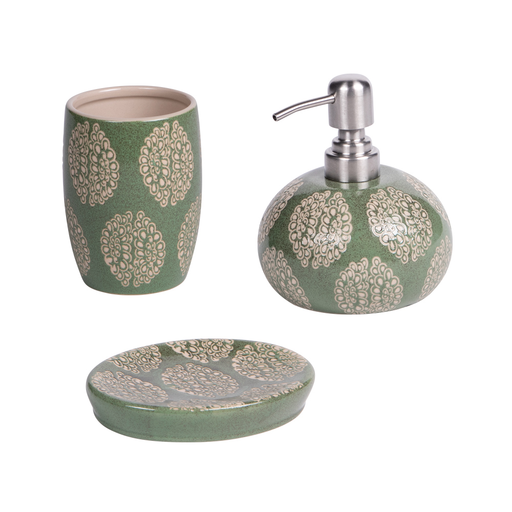 Coffret salle de bain 3 pièces Emeraude, TABLE PASSION