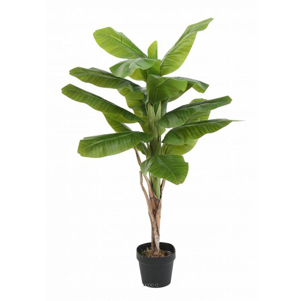 Bananier artificiel en pot Tronc naturel, ARTIFICIELLES