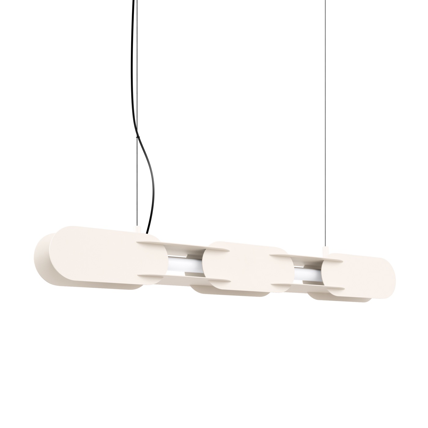 Suspension Acier Beige LED 1 Chain, EDEN