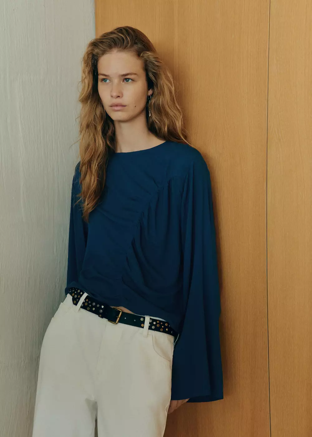 Blouse fluide détail froncé, MANGO TEEN