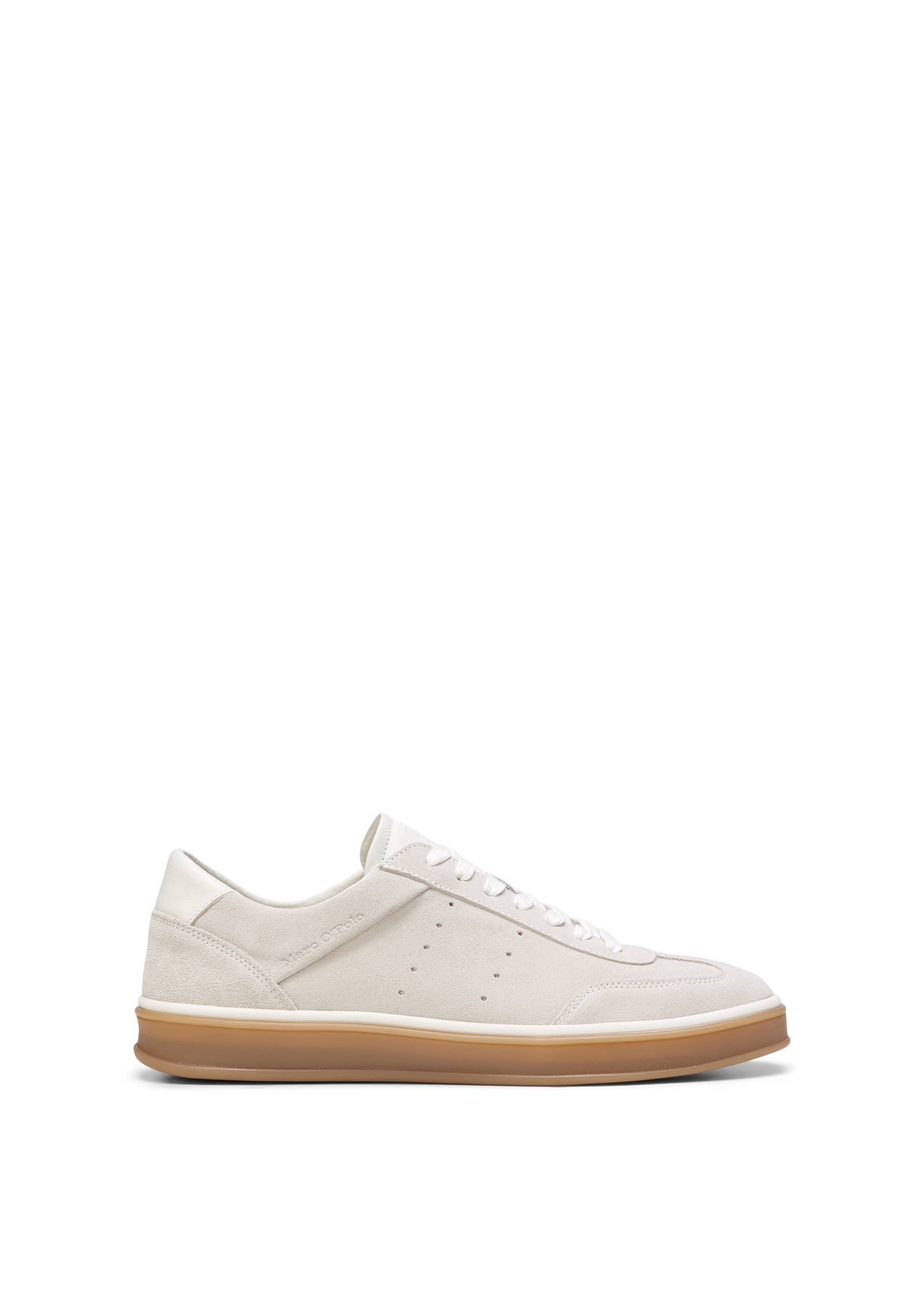 Baskets basses en cuir velours doux, MARC O'POLO