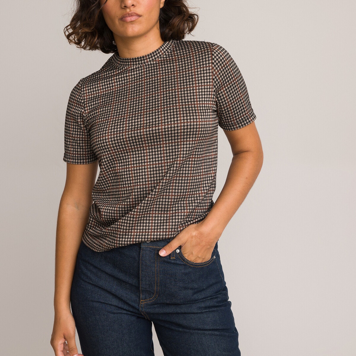 La redoute tee discount shirt femme manches courtes