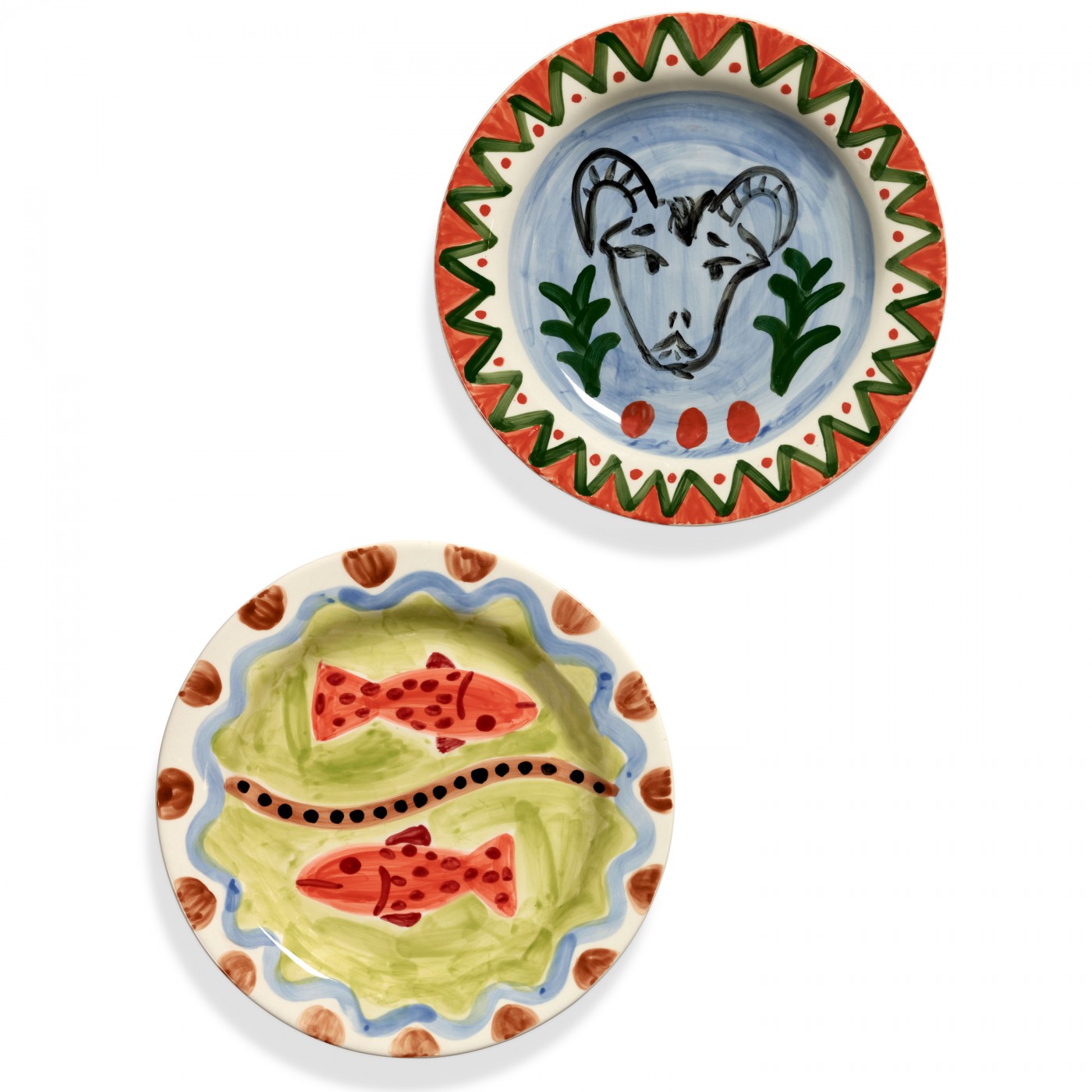 Lot de 2 assiettes The Lovers, SERAX