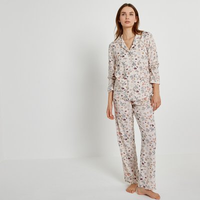 Pyjama forme grand-père en viscose LA REDOUTE COLLECTIONS