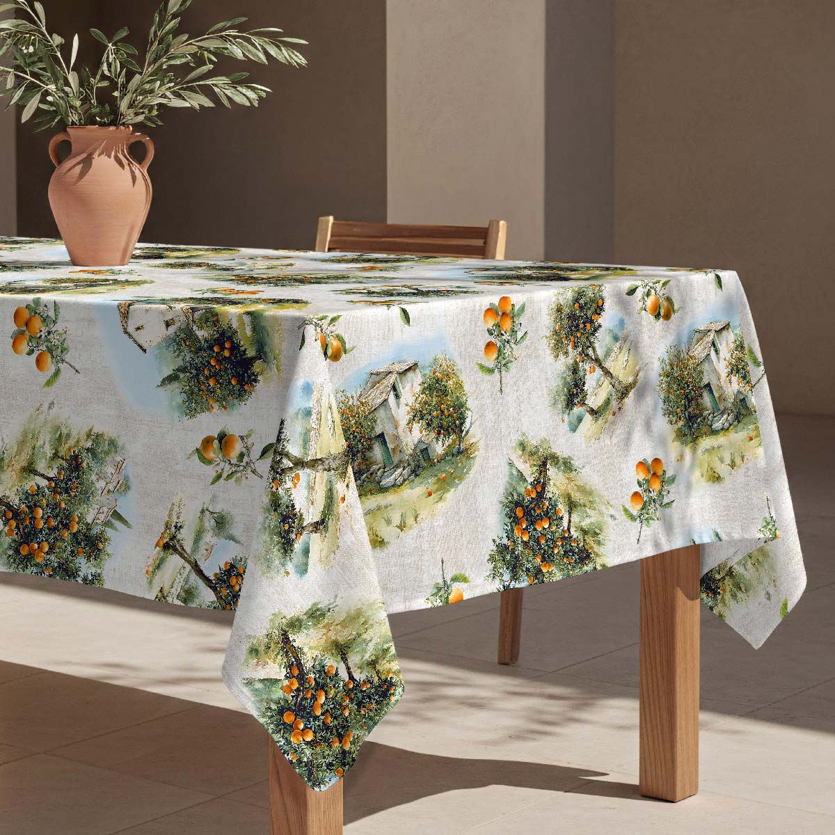 Nappe anti-taches Villaorange - 100% coton -, NAF NAF HOME