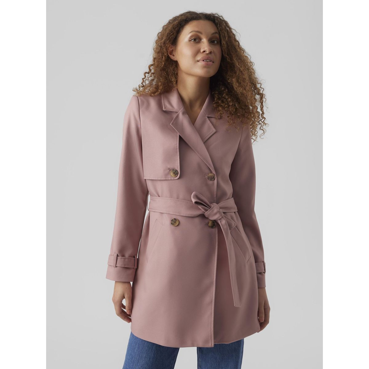 Trench rose femme hot sale