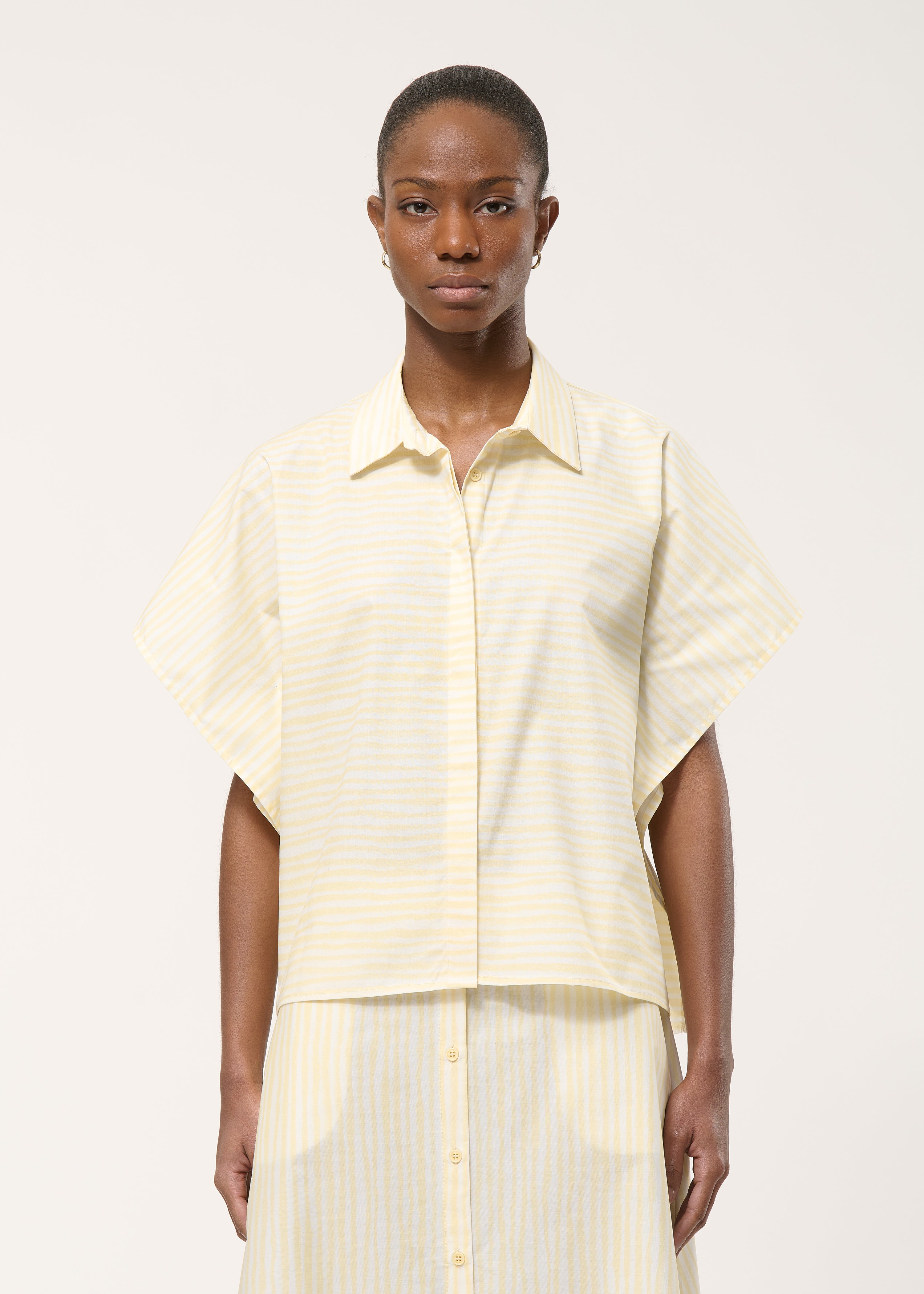 Chemise oversize à rayures, HUMILITY