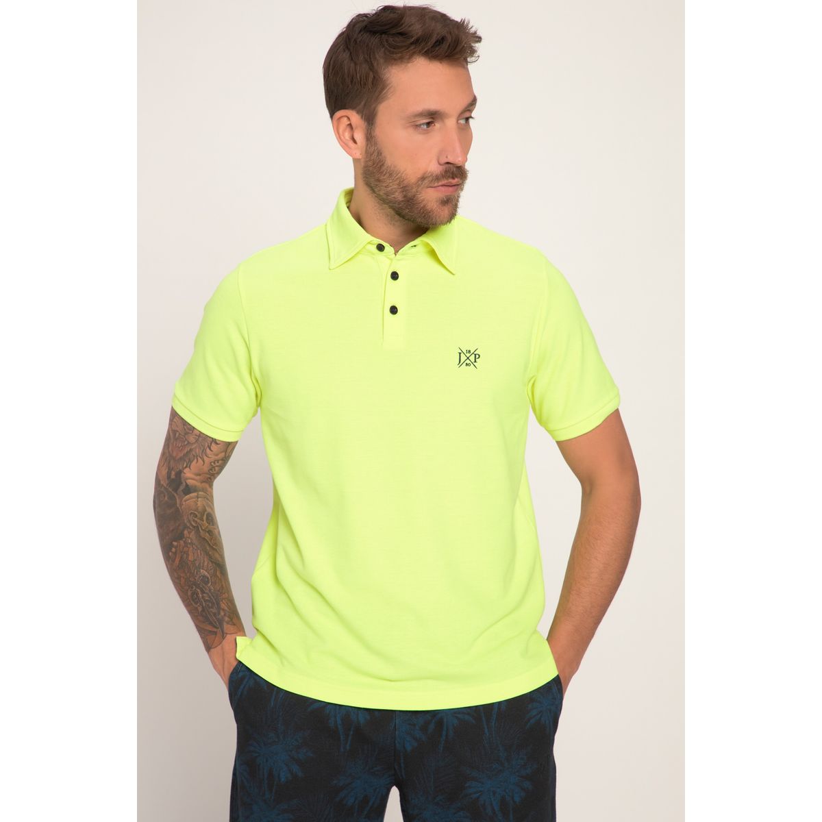 Polo jaune best sale fluo homme