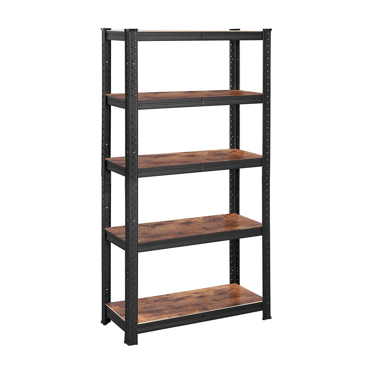 Support D'imprimante VidaXL - Bois D'ingénierie Chêne Fumé - 40x30x31 Cm - Pieds Réglables - Rangement Bureau