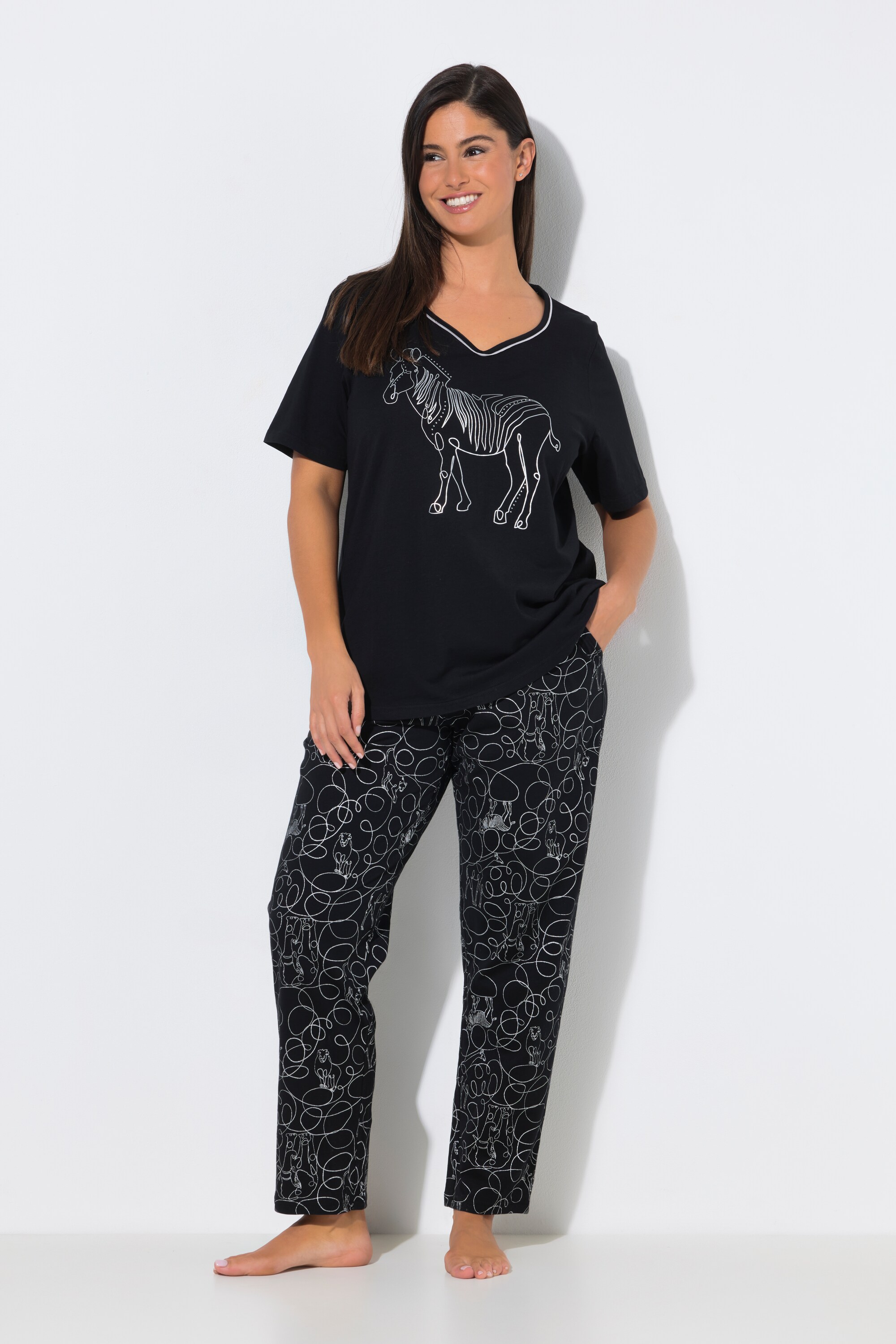 Pyjama, motif zèbre, ULLA POPKEN