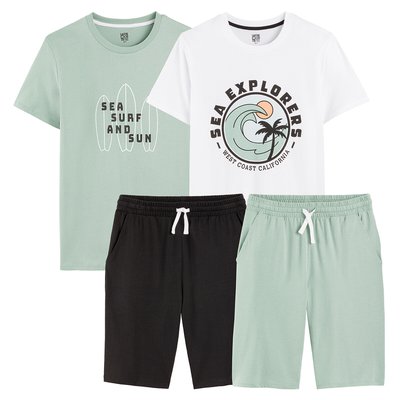 Pack of 2 Short Pyjamas LA REDOUTE COLLECTIONS
