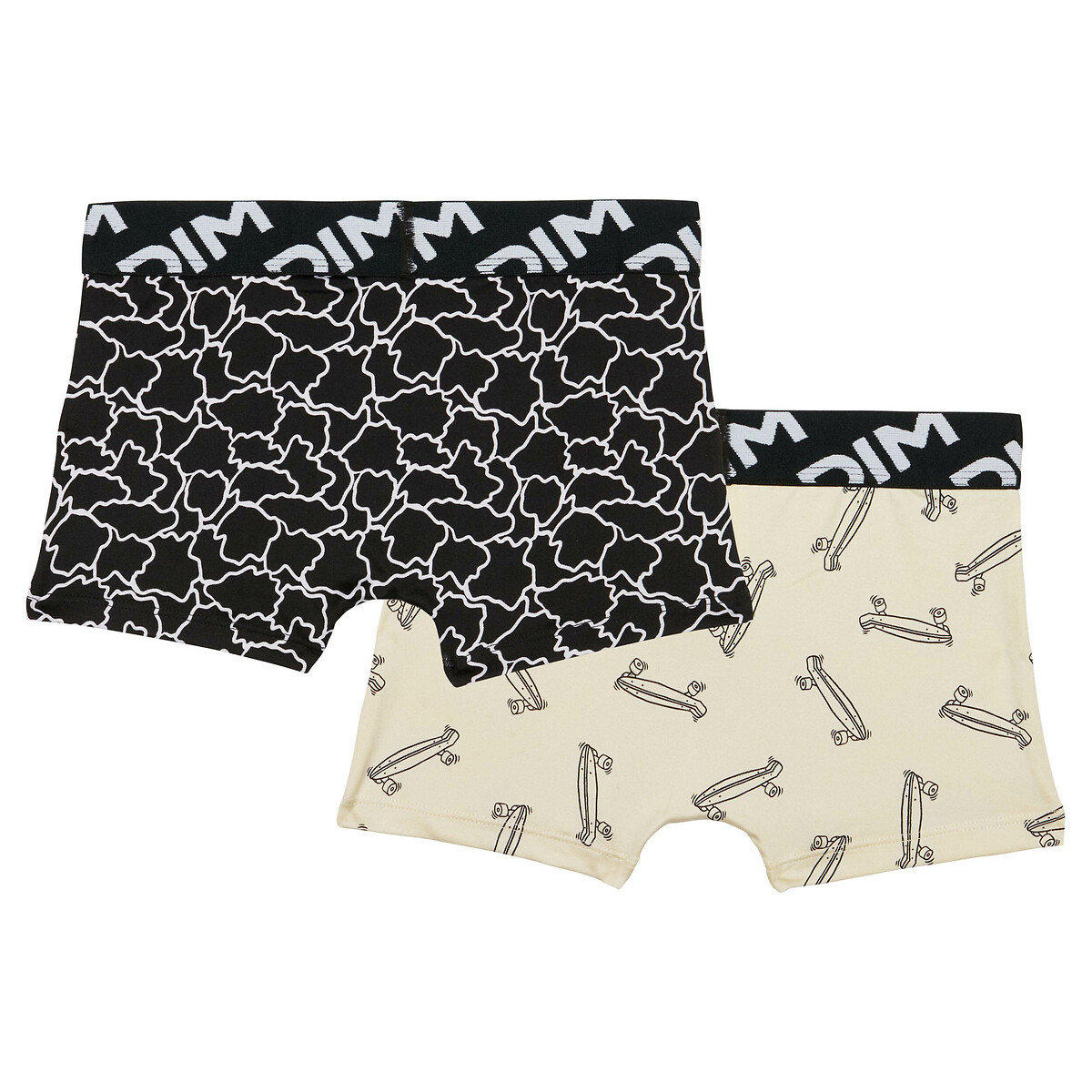 Set van 2 bedrukte boxershorts in microvezel
