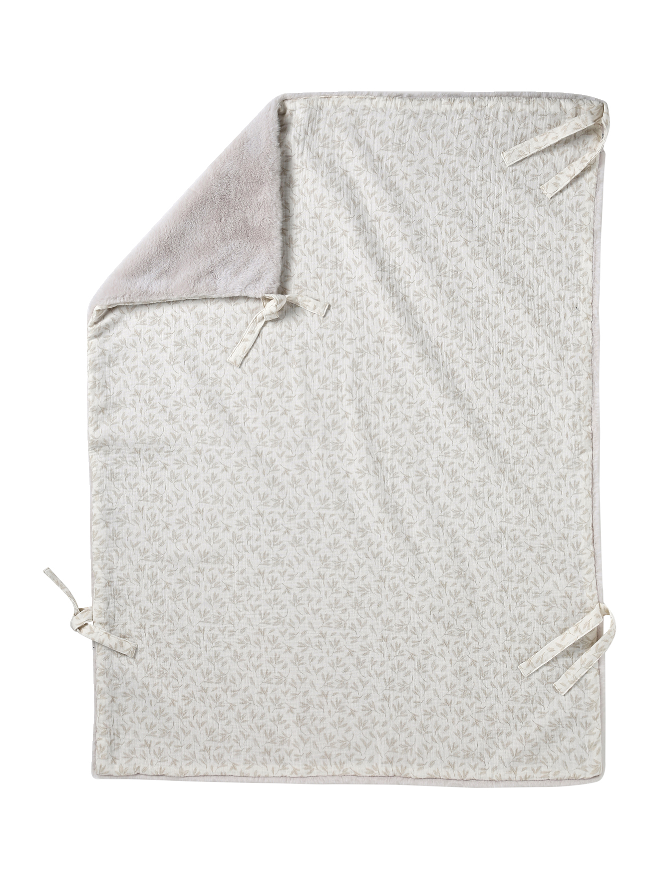 Plaid réversible pour poussette HYGGE, VERTBAUDET