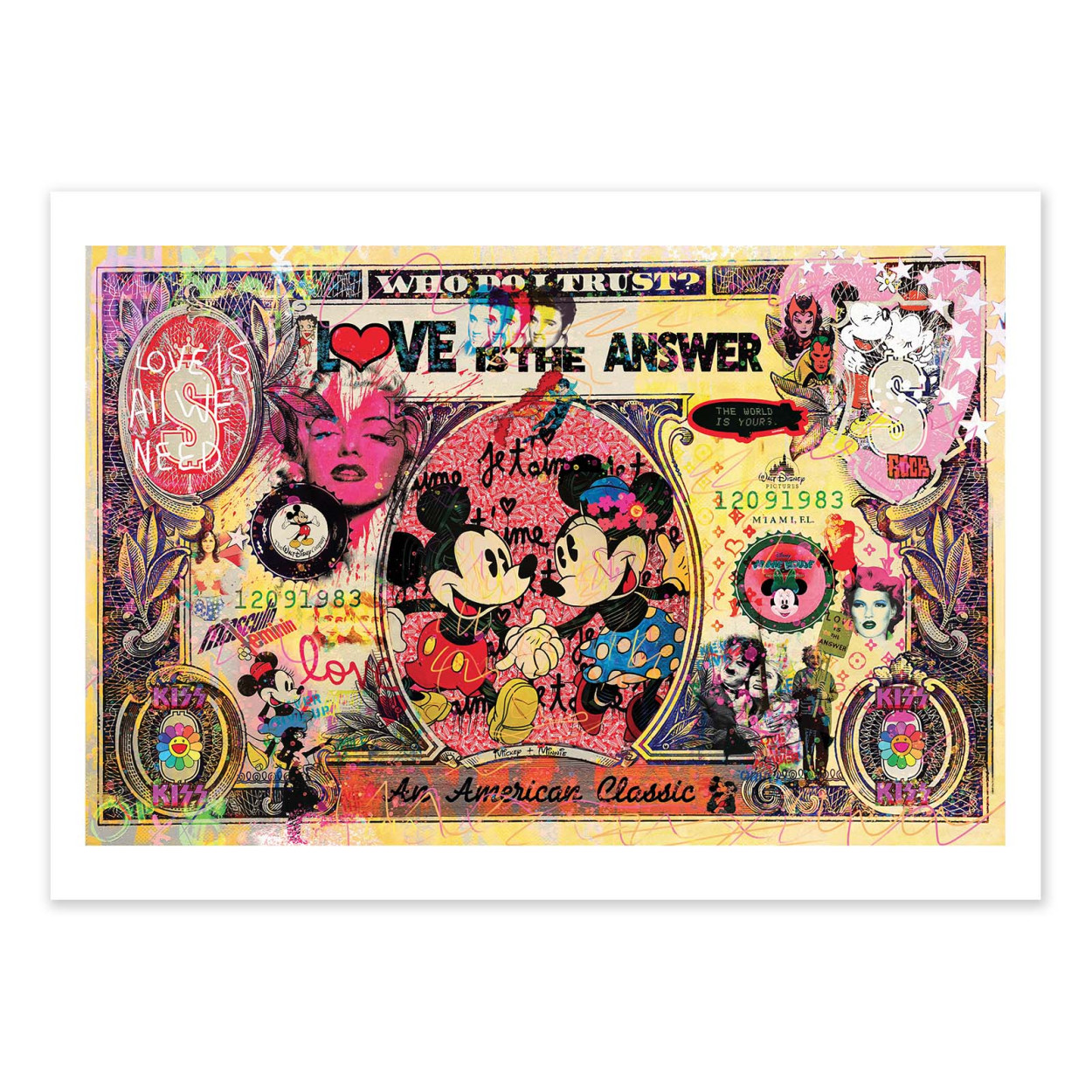 Affiche d'art - Love is the answer - Mr Pablo Costa, WALL EDITIONS