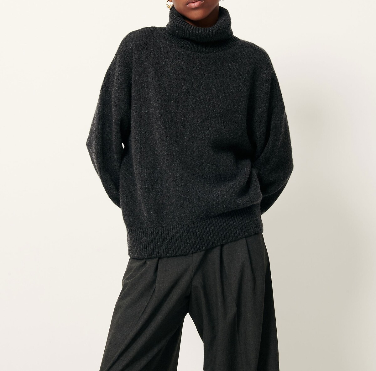 Pull en laine à col roulé, NIKO, SESSUN