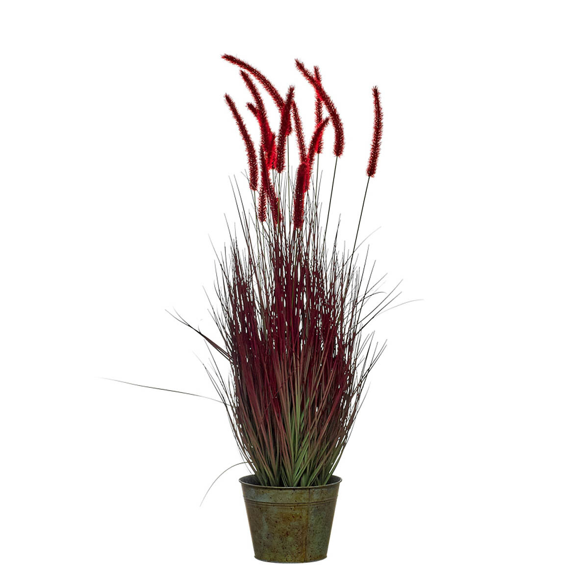 Planta artificial "Dogtail Grass Red" 105cm, BORGHESI, BORGHESI