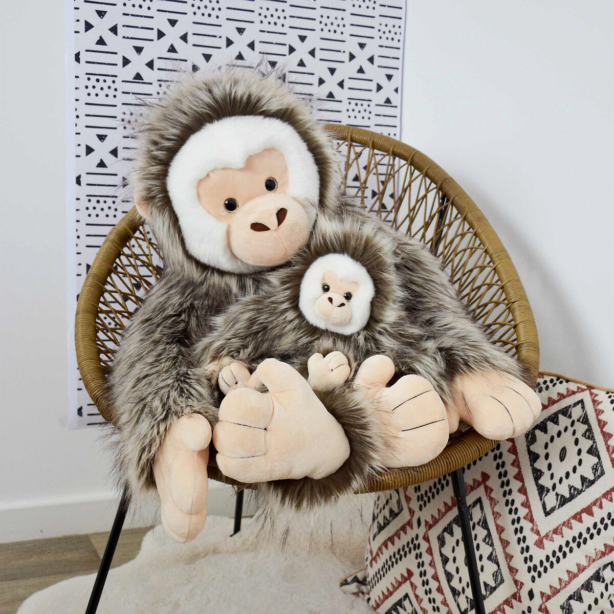 Singe Aux Longs Bras En 5 Lettres Peluche capucin le singe 30 cm marron Histoire D'ours | La Redoute