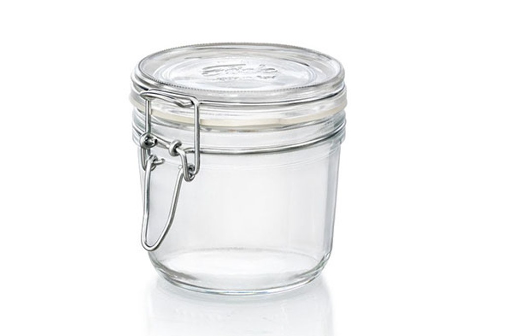 Lot de 6 Bocaux à conservation en verre, FIDO, BORMIOLI ROCCO