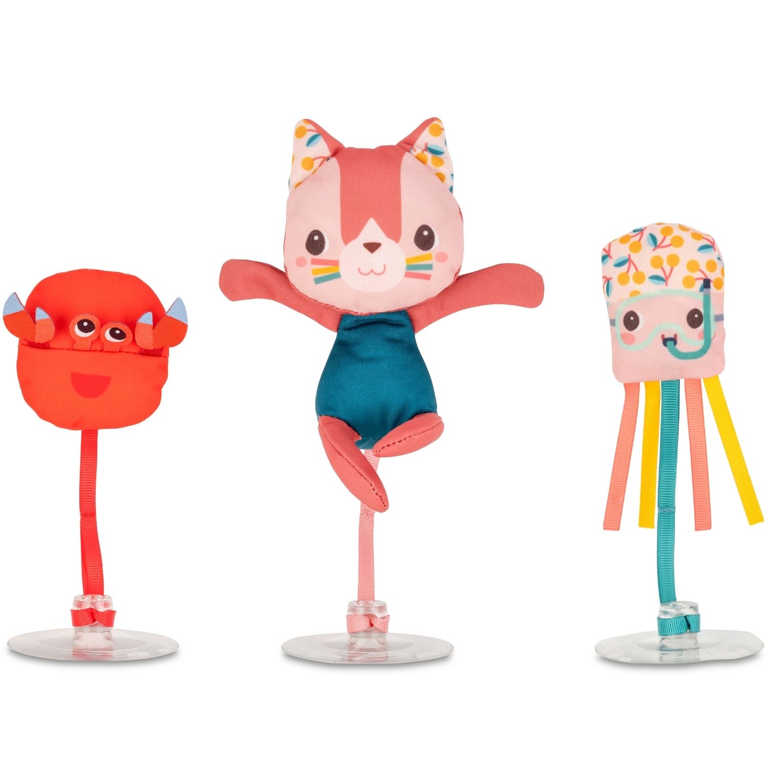 Lot de 3 jouets de bain à ventouse, LILLIPUTIENS