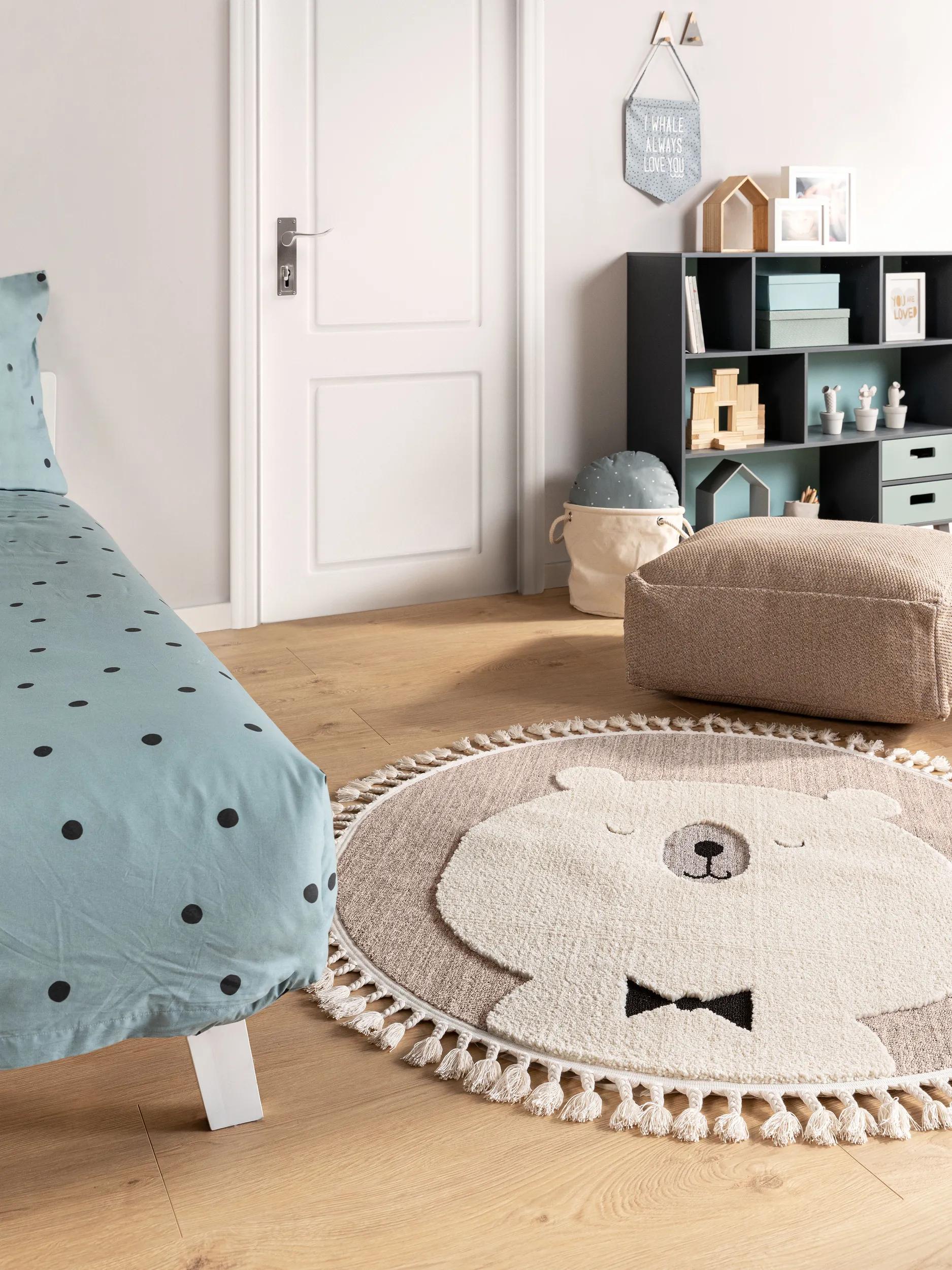Tapis enfant rond MOMO, BENUTA 