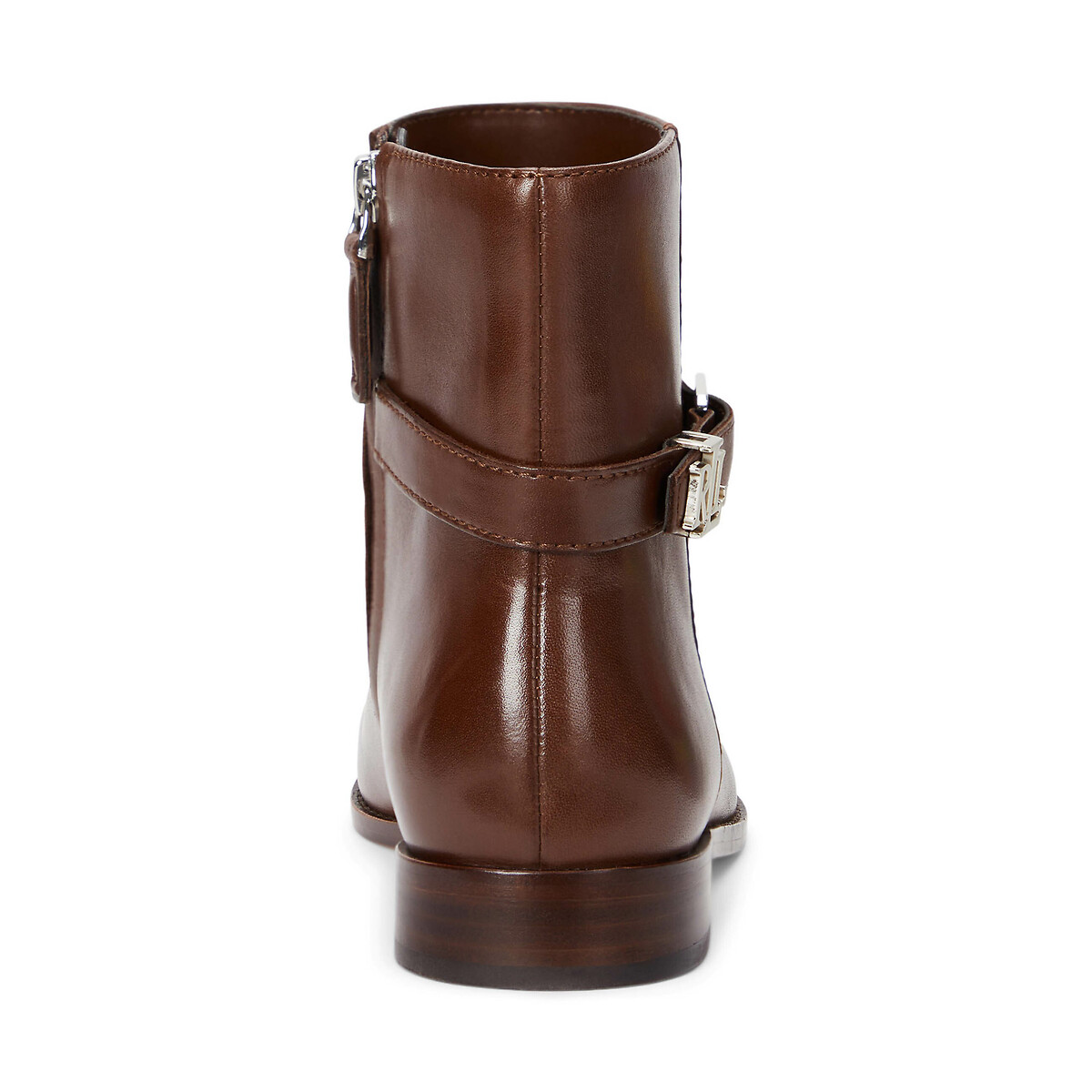 Lauren Ralph Lauren Botas de tacón plano y piel lisa BROOKE — foto 3