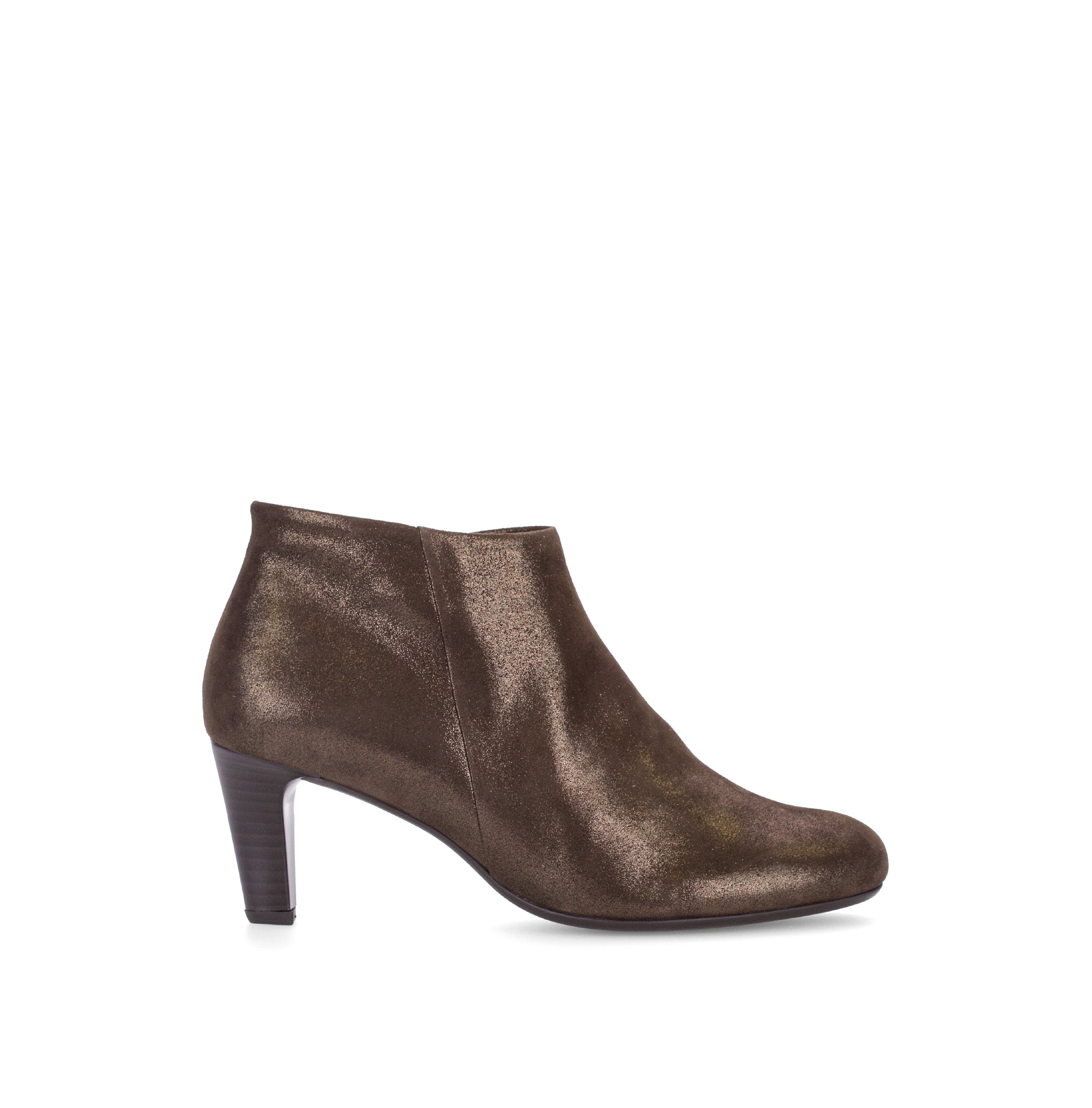 Bottines en cuir à talon décroché, GABOR