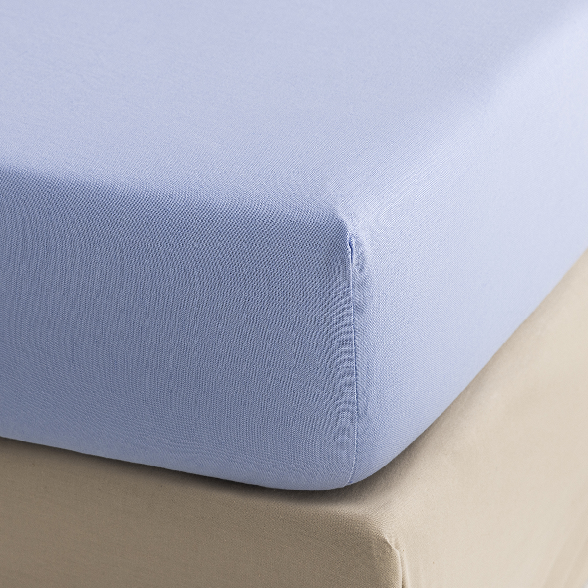 Drap housse en Coton/Lin, NUANCES, LE JACQUARD FRANCAIS