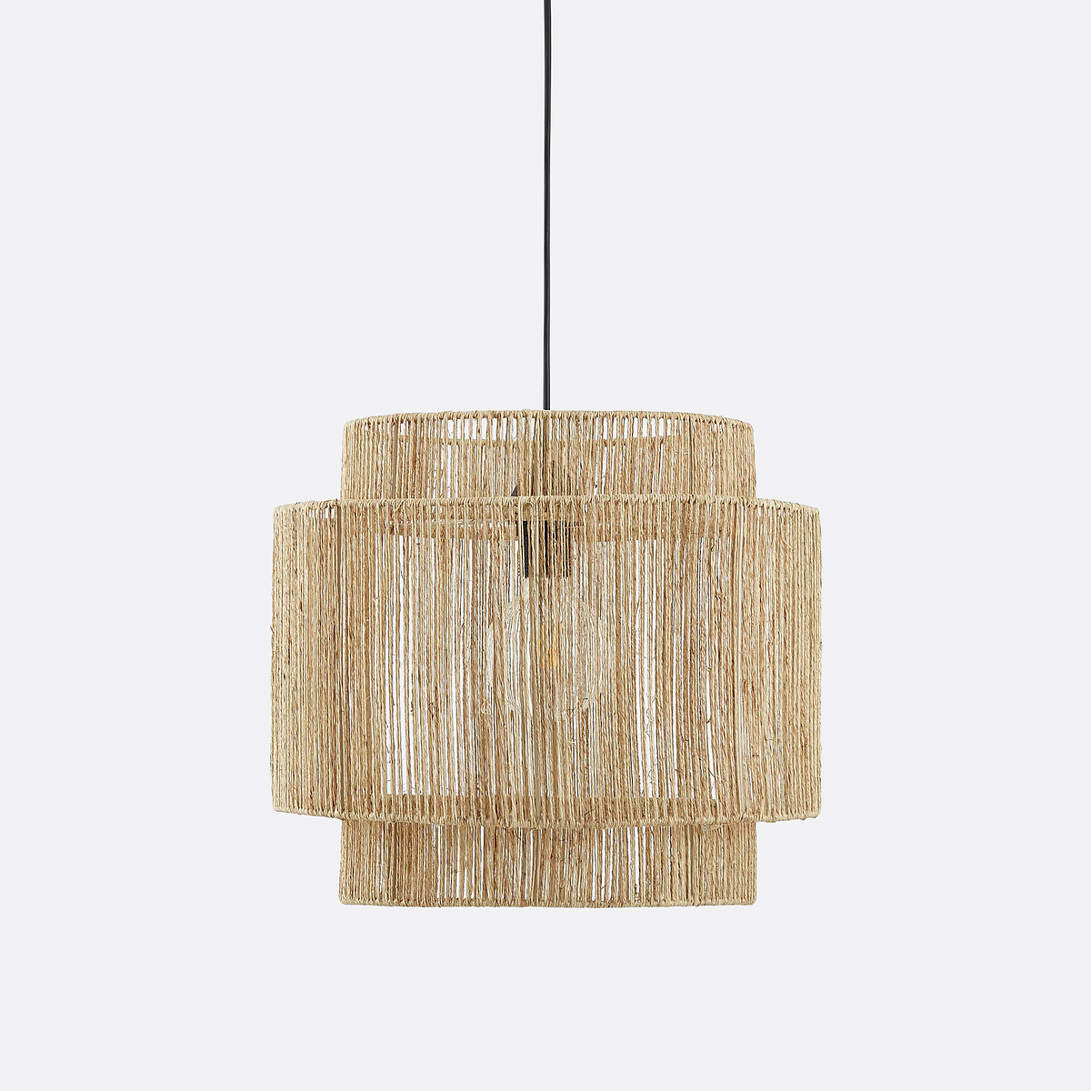 Yaku Double Layer Hemp Ceiling Light, Diameter 40cm, LA REDOUTE INTERIEURS