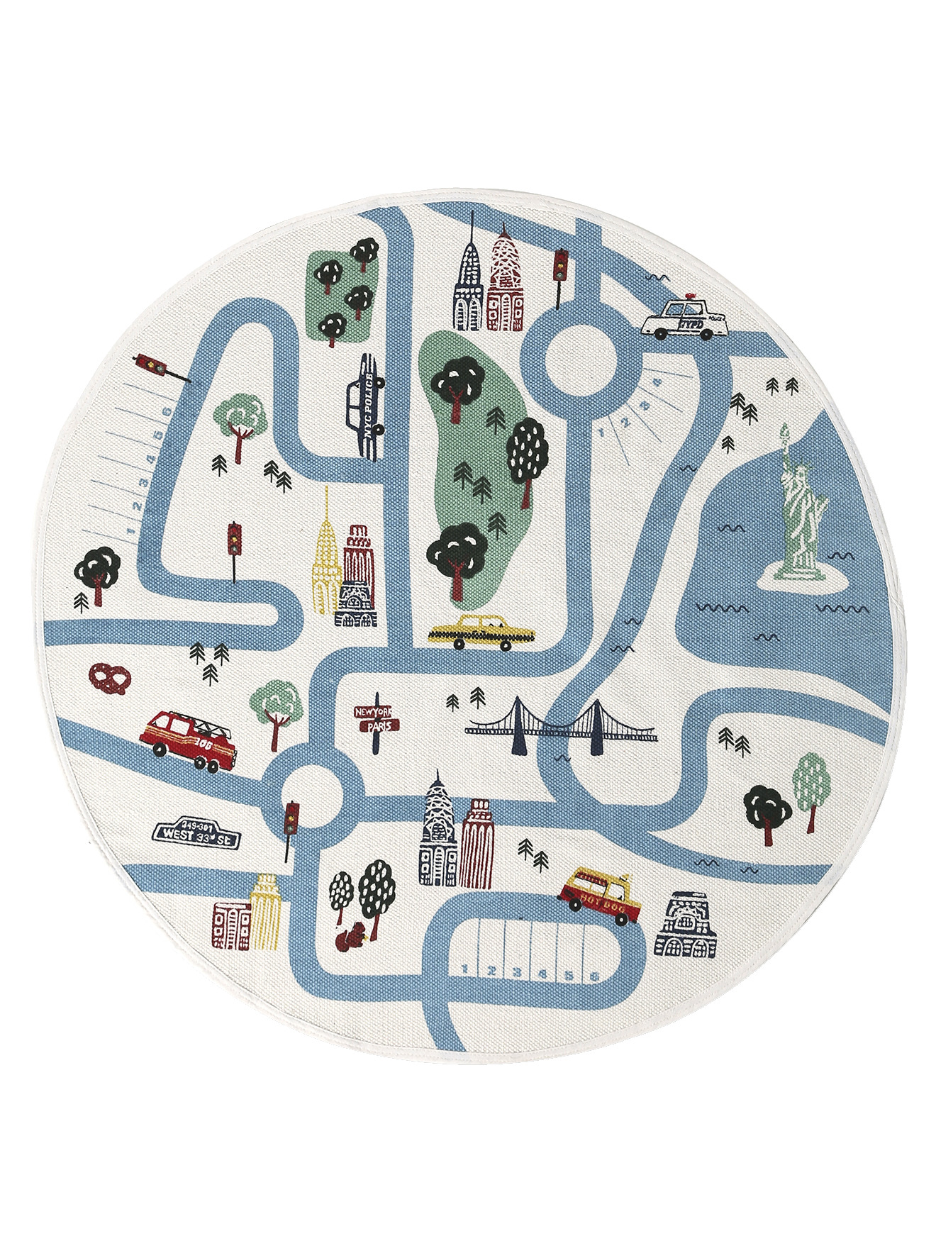 Tapis circuit rond Varsity, VERTBAUDET