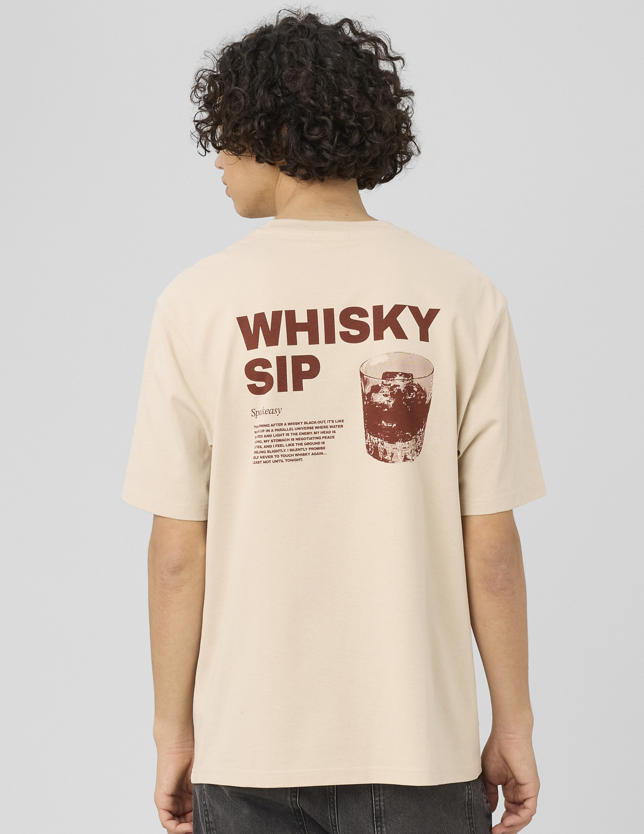 T-shirt imprimé devant/dos, BZB