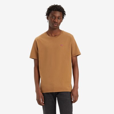 Cotton Crew Neck T-Shirt with Short Sleeves LEVI'S