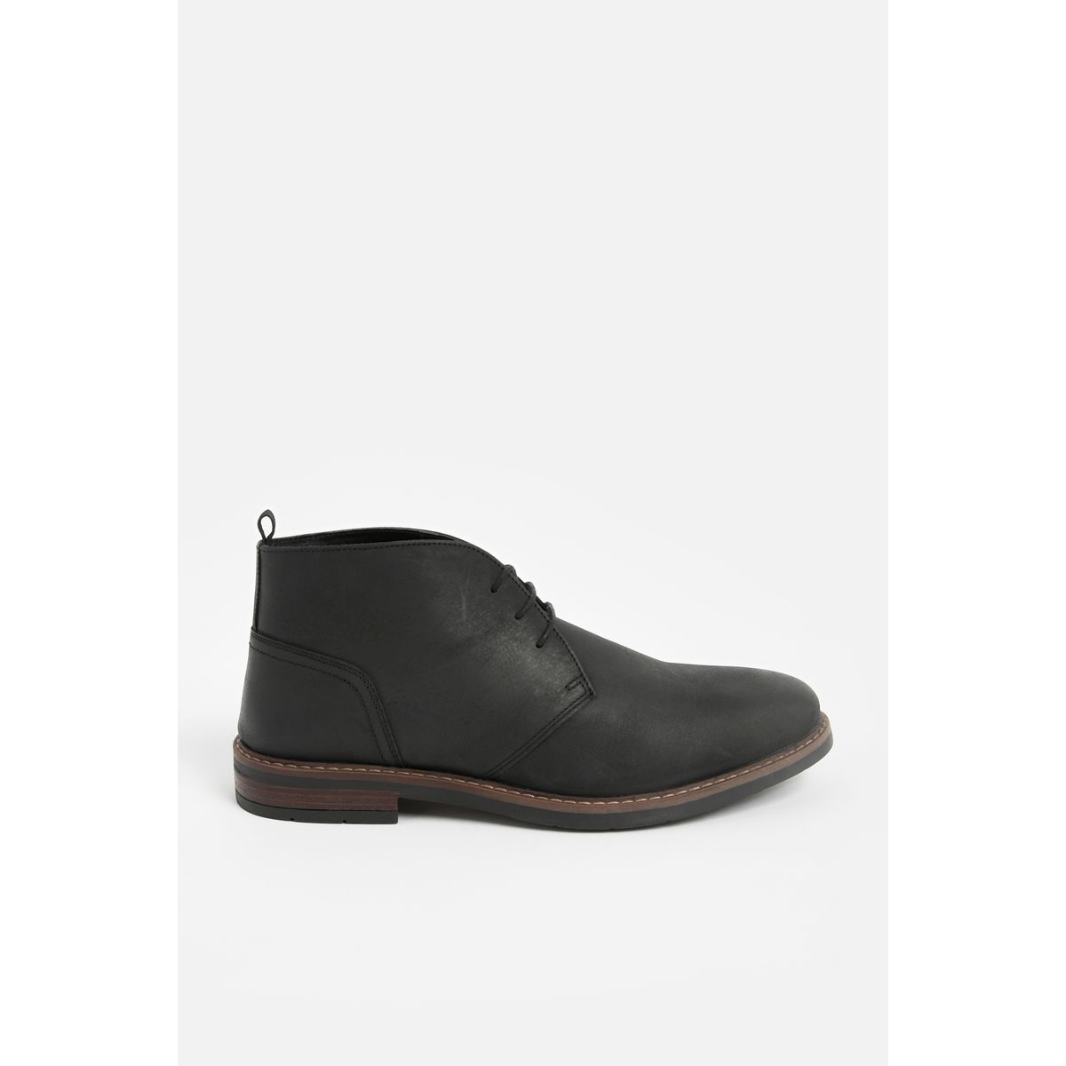 Bottines chukka ciré à lacets, NEXT