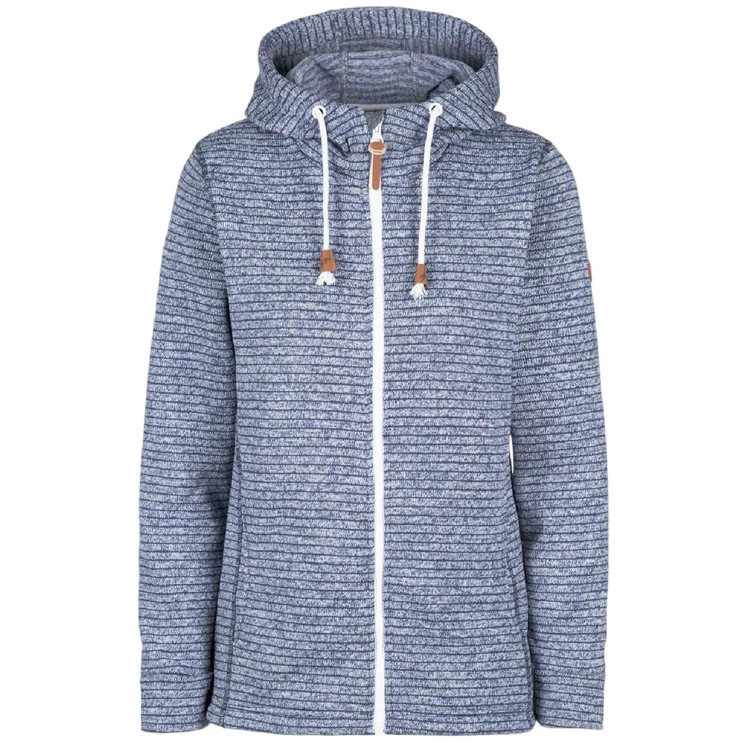Veste chinée à capuche motif/style à rayures KARI, TRESPASS